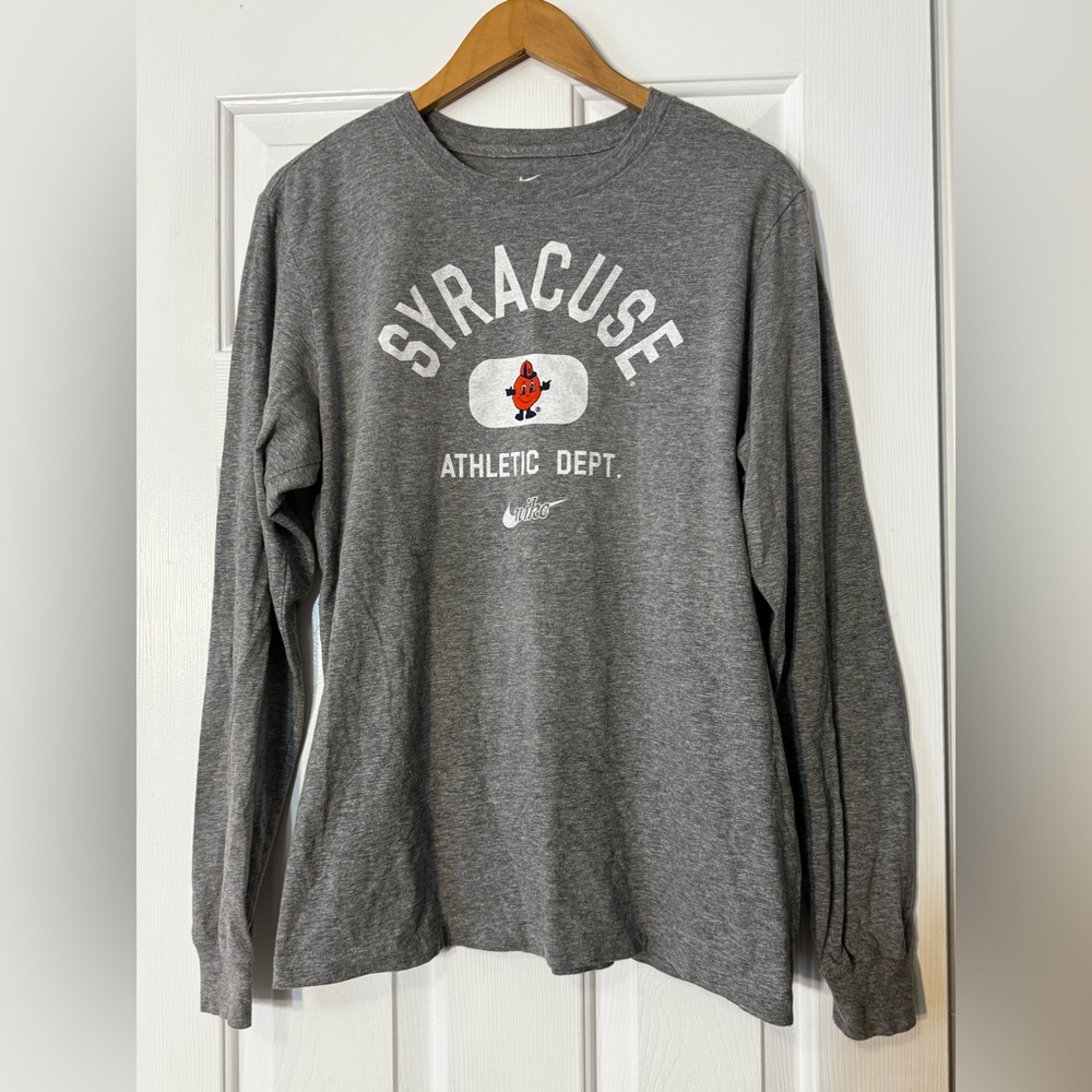 Nike Syracuse Long Sleeve T-Shirt Men's Medium The Big Orange Athletic Dept 0575